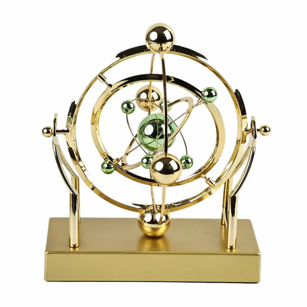 Kinetic Art Desk Decor - Celestial Orbit Perpetual Motion Pendulum 0