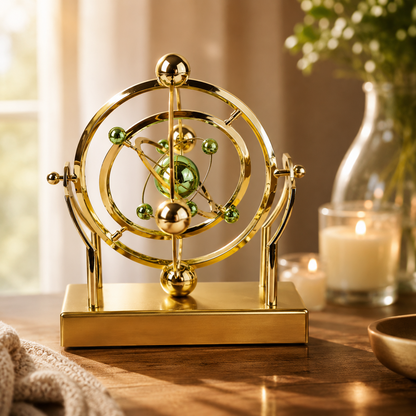 Kinetic Art Desk Decor - Celestial Orbit Perpetual Motion Pendulum 3