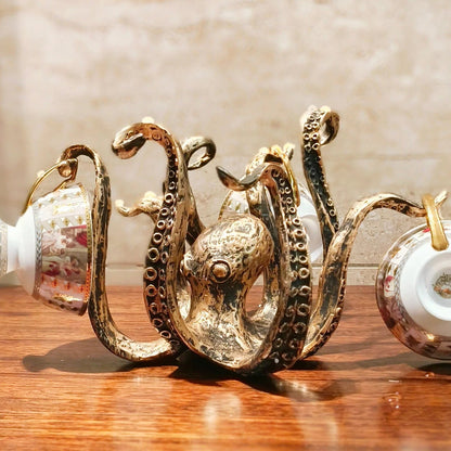 Kraken - Rustic Octopus Mug Holder 3