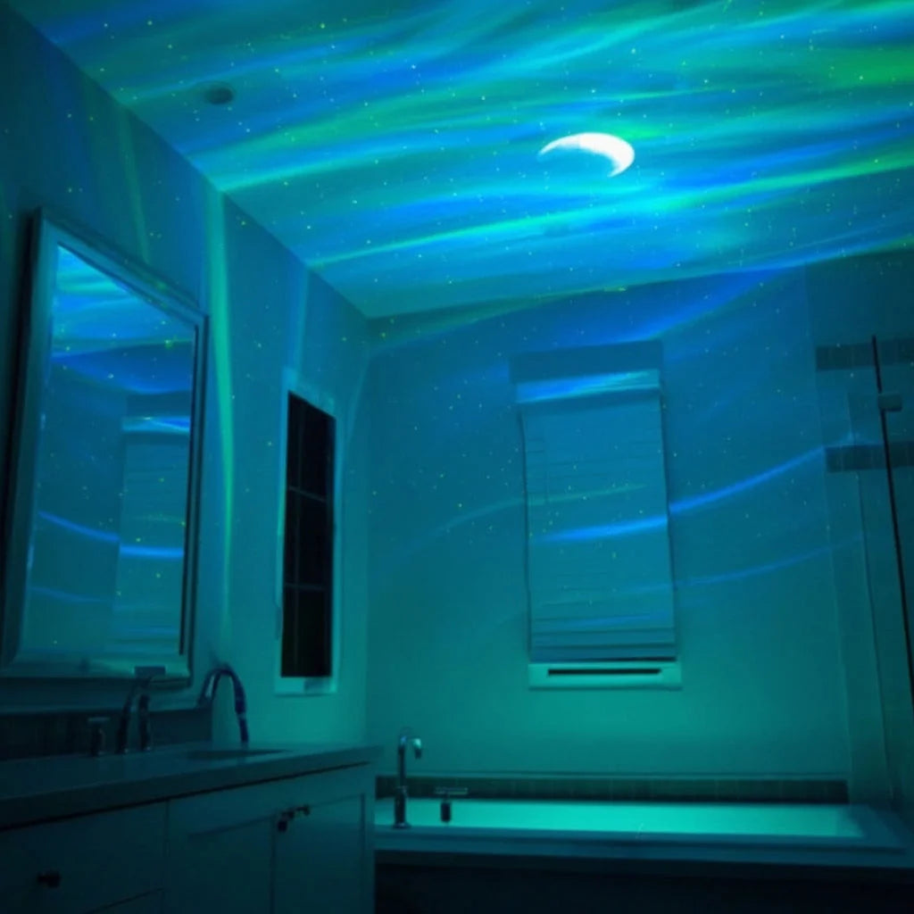 LED Aurora Galaxy Projector Night Light Remote Control Room Lamp 5
