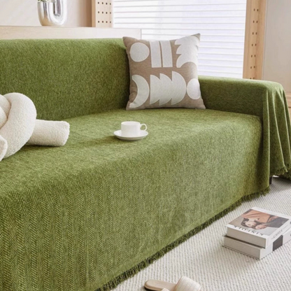 Living Room Pet Friendly Sofa Cover | Modern Slipcover Design 0