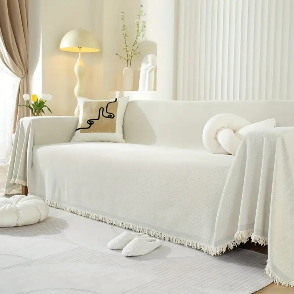 Living Room Pet Friendly Sofa Cover | Modern Slipcover Design 2