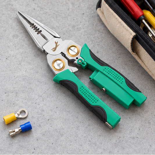 Royora Multifunction Wire Stripper Crimper Pliers With Voltage Detector