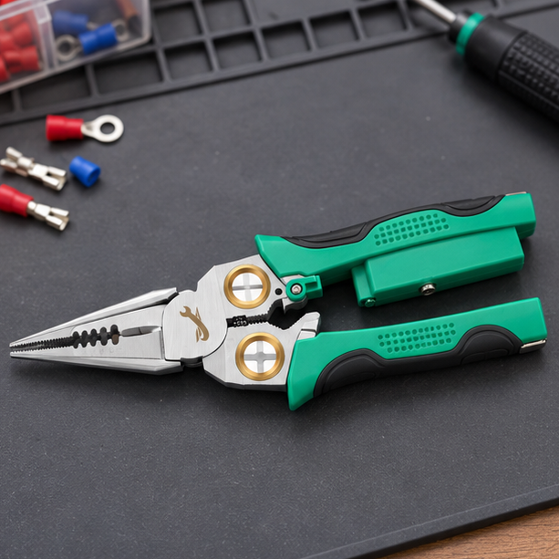 Royora Multifunction Wire Stripper Crimper Pliers With Voltage Detector