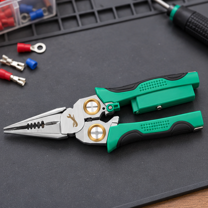 Royora Multifunction Wire Stripper Crimper Pliers With Voltage Detector