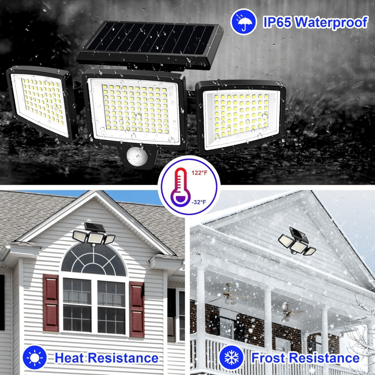 Lumora Solar Motion Sensor Light - 2500 Lumen Outdoor Flood Light with Remote Control 4