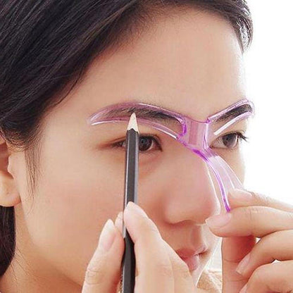LuxRoyale 8 In 1 Perfect Brow Stencil for Effortless Shaping 0