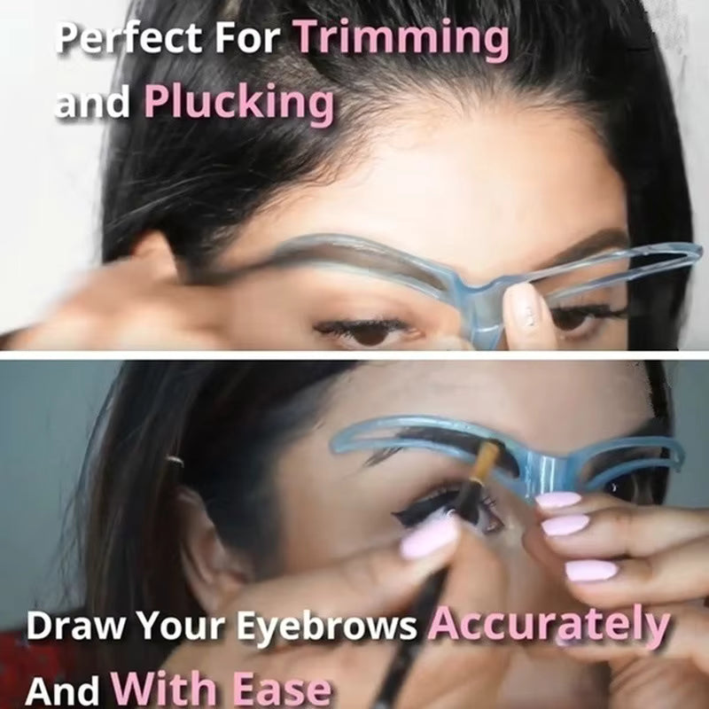 LuxRoyale 8 In 1 Perfect Brow Stencil for Effortless Shaping 6