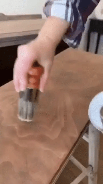 LuxRoyale Furniture Salve And Brush For Leather And Wood 2