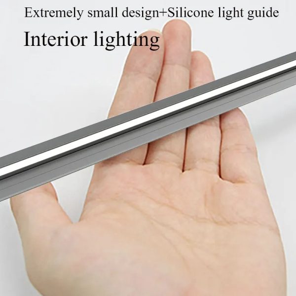 Luxora 45 Degree LED Under Cabinet Lighting Bars Invisible Ultra Thin Strips 4