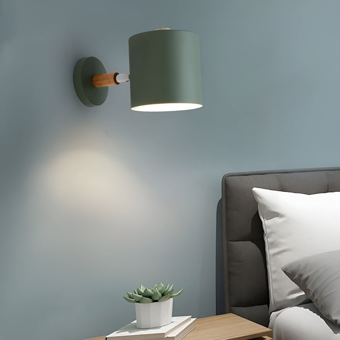 Luxora Adjustable Wall Lamp with Scandinavian Design and Pastel Shades 6