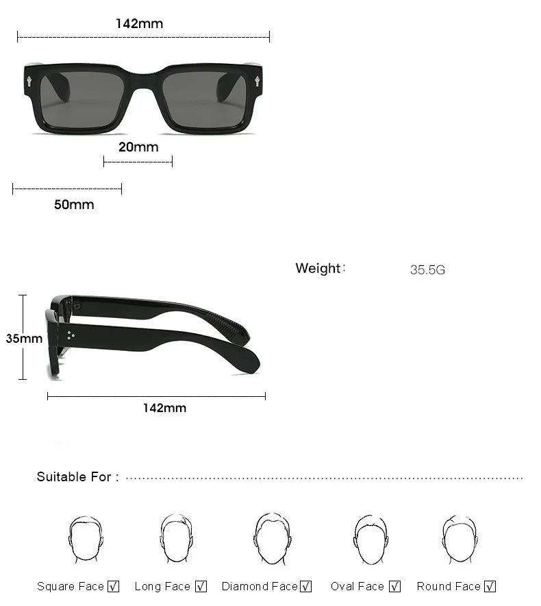 Luxora Alar Retro Sunglasses with Full Sun Protection 7