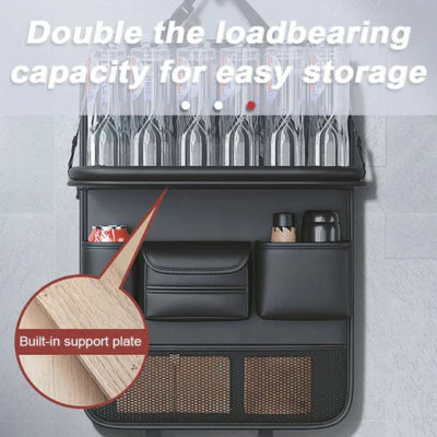 Luxora Car Back Seat Organizer With Tablet Holder Tray 3