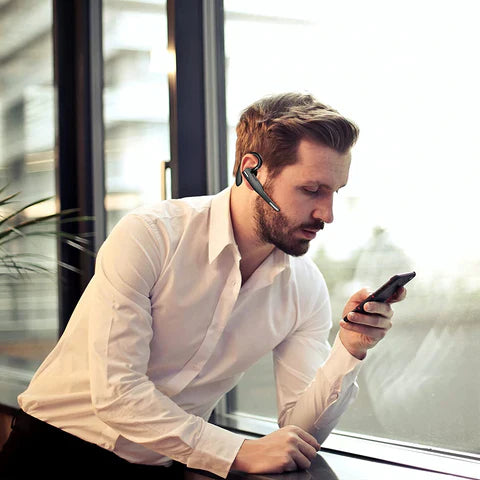 Luxora Dual Mic Wireless Bluetooth 5.1 Noise Cancelling Headset 2
