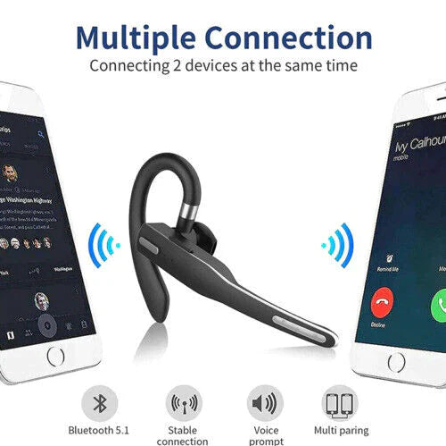 Luxora Dual Mic Wireless Bluetooth 5.1 Noise Cancelling Headset 7
