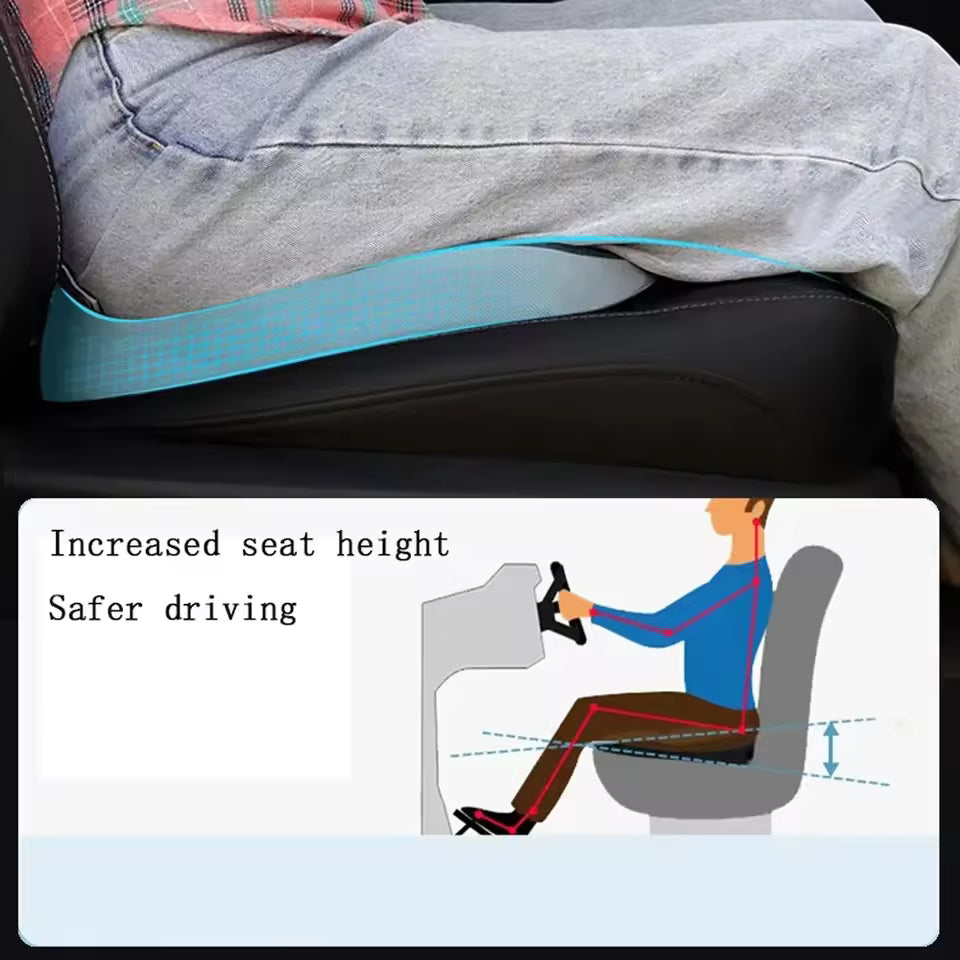 Luxora Ergonomic Memory Foam Seat Cushion, Non Slip for Office Chair & Car Seat 7