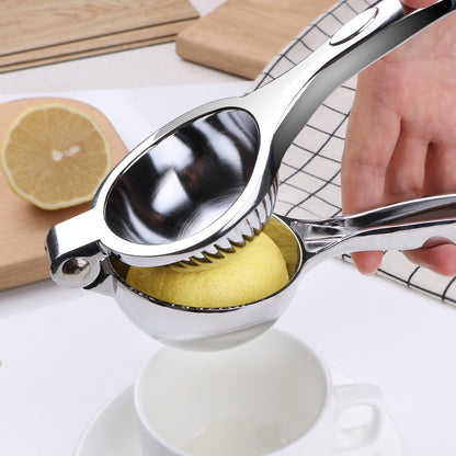 Luxora Manual Citrus Press Juicer For Oranges And Lemons, Stainless Steel 0