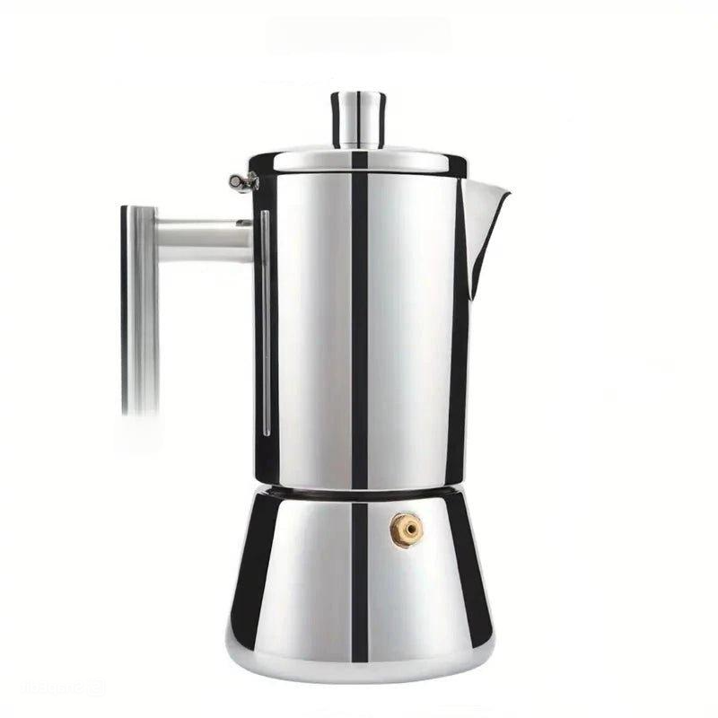 Luxora Moka Pot - Stainless Steel Design Stovetop Espresso Maker 0