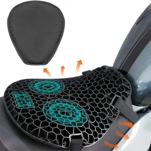 Luxora Motorcycle Gel Seat Pad for Long Distance Rides 4
