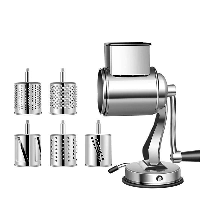 Luxora Multi-Functional Kitchen Rotary Food Grater Slicer 0