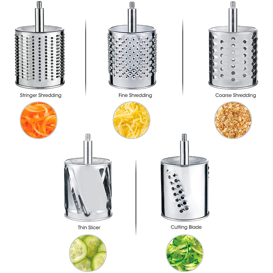 Luxora Multi-Functional Kitchen Rotary Food Grater Slicer 4