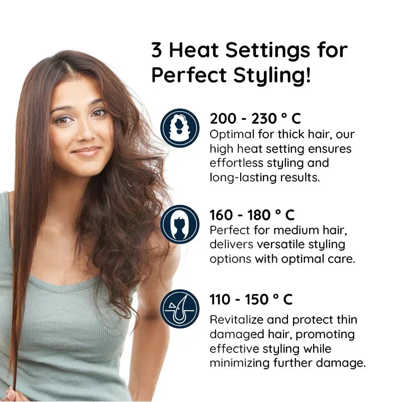 Luxora Professional 2 in 1 Rotating Iron Hair Brush 6