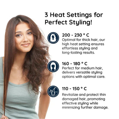 Luxora Professional 2 in 1 Rotating Iron Hair Brush 6