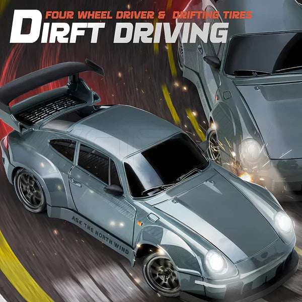 Luxora Retro Drift Master – 4WD RC Car with LED Lights 3