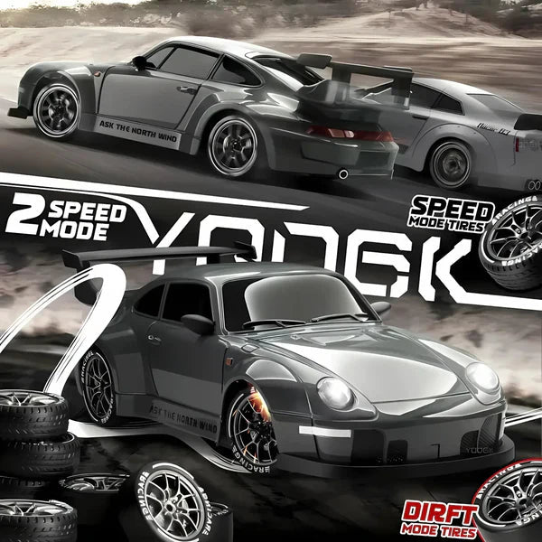 Luxora Retro Drift Master – 4WD RC Car with LED Lights 7