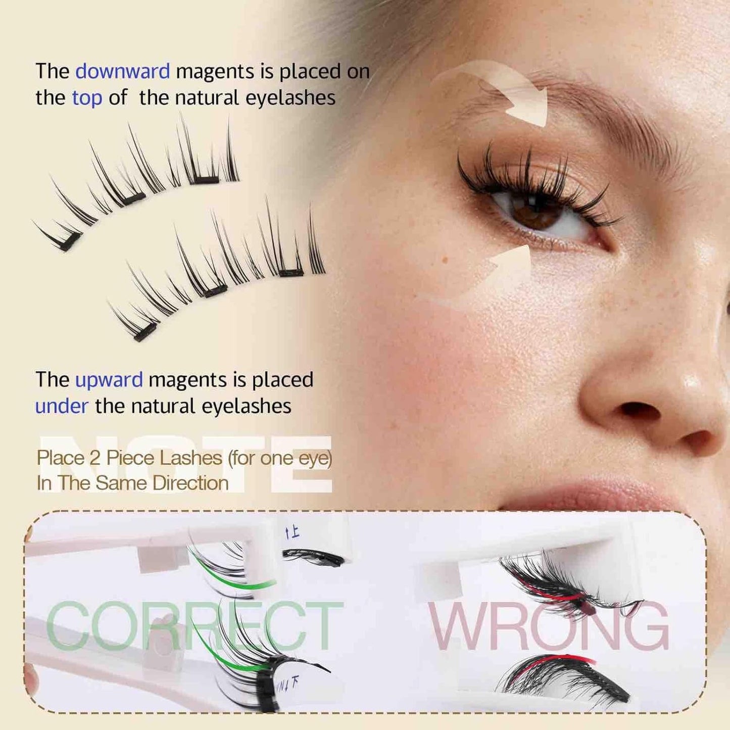 Luxora Reusable Magnetic Eyelash & Tweezer Set No Glue Needed 7
