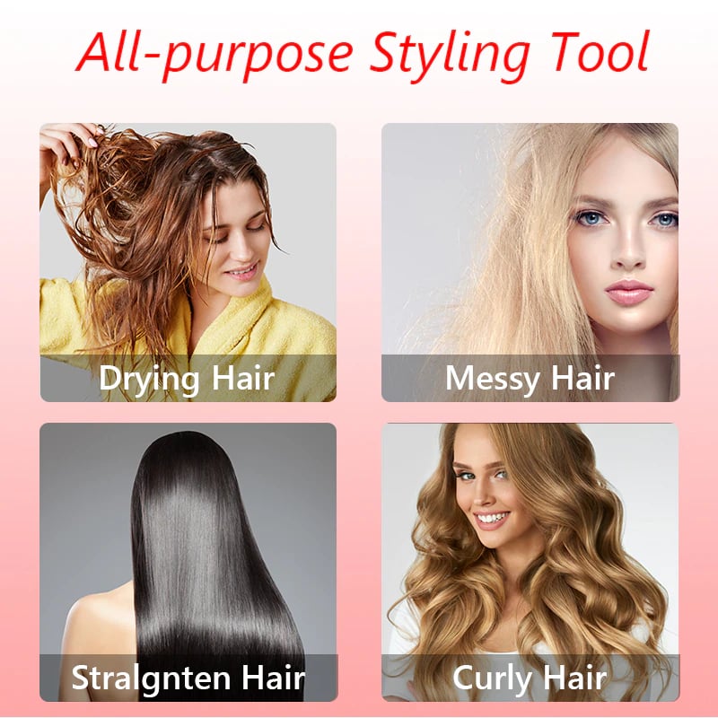 Luxora Rotating Hair Dryer with Interchangeable Brushes 4