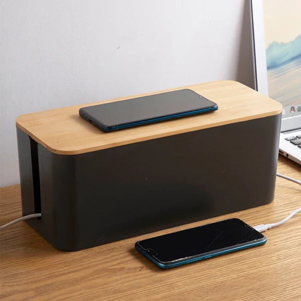 Luxora Wire Organizer Box for Tidy Cable Management 0