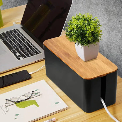 Luxora Wire Organizer Box for Tidy Cable Management 2