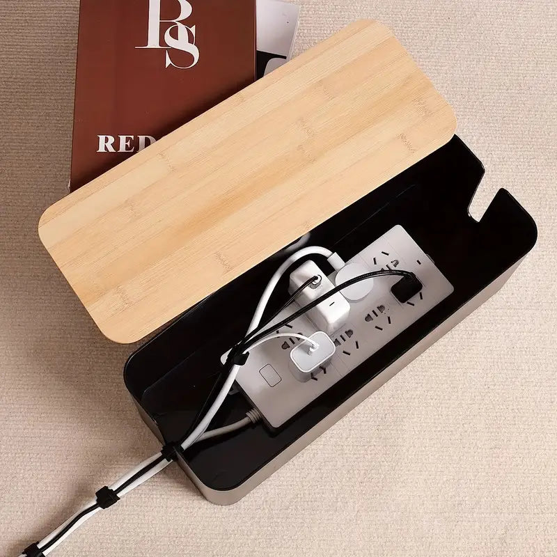 Luxora Wire Organizer Box for Tidy Cable Management 4