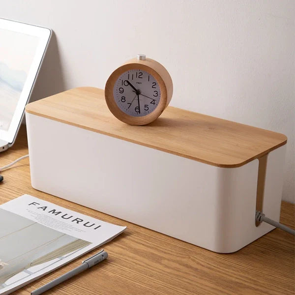 Luxora Wire Organizer Box for Tidy Cable Management 5