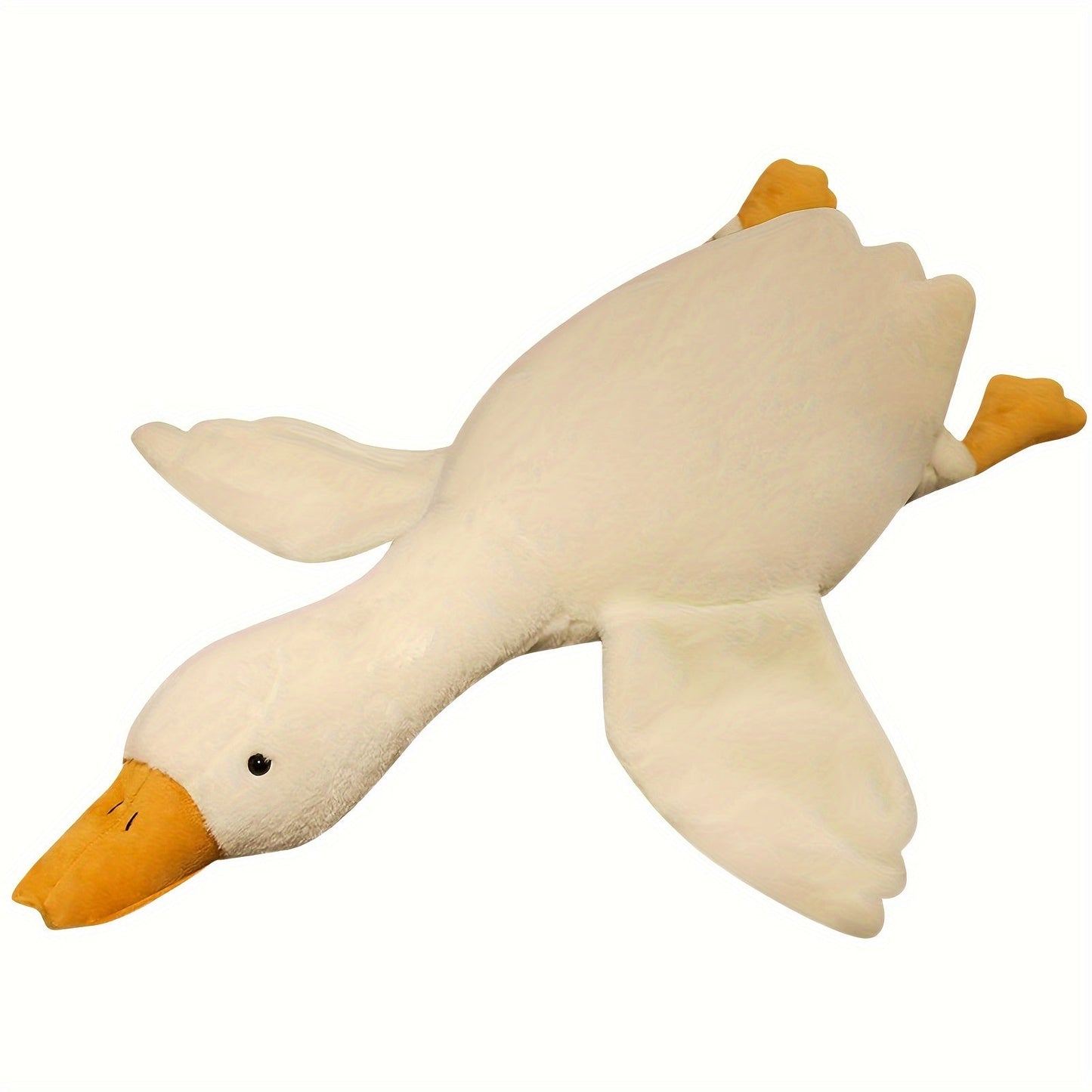Luxoria Large Plush Duck Toy - Soft Stuffed Animal for Kids, Cuddle Floor Pillow 1