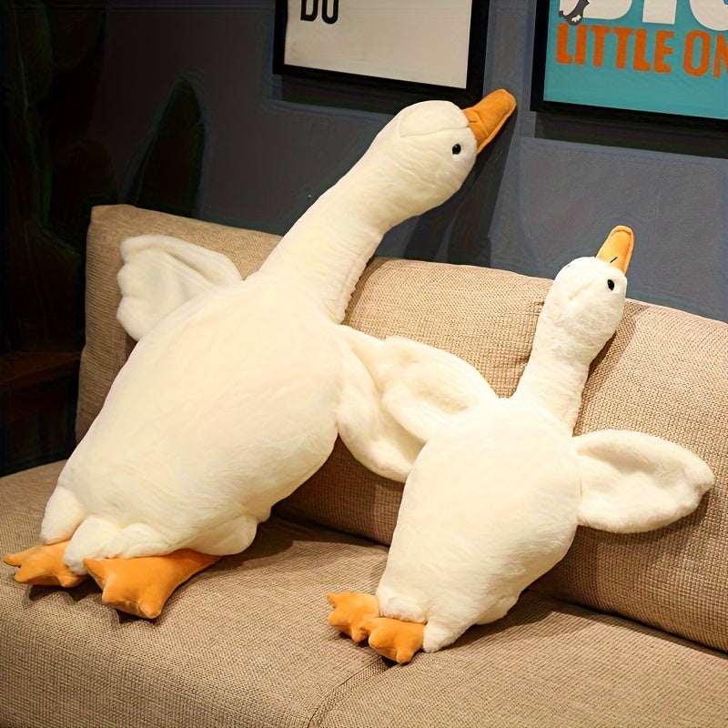 Luxoria Large Plush Duck Toy - Soft Stuffed Animal for Kids, Cuddle Floor Pillow 3