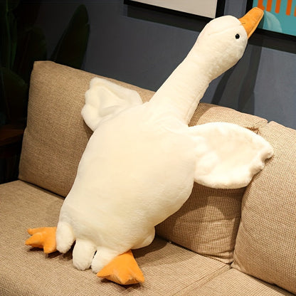 Luxoria Large Plush Duck Toy - Soft Stuffed Animal for Kids, Cuddle Floor Pillow 4