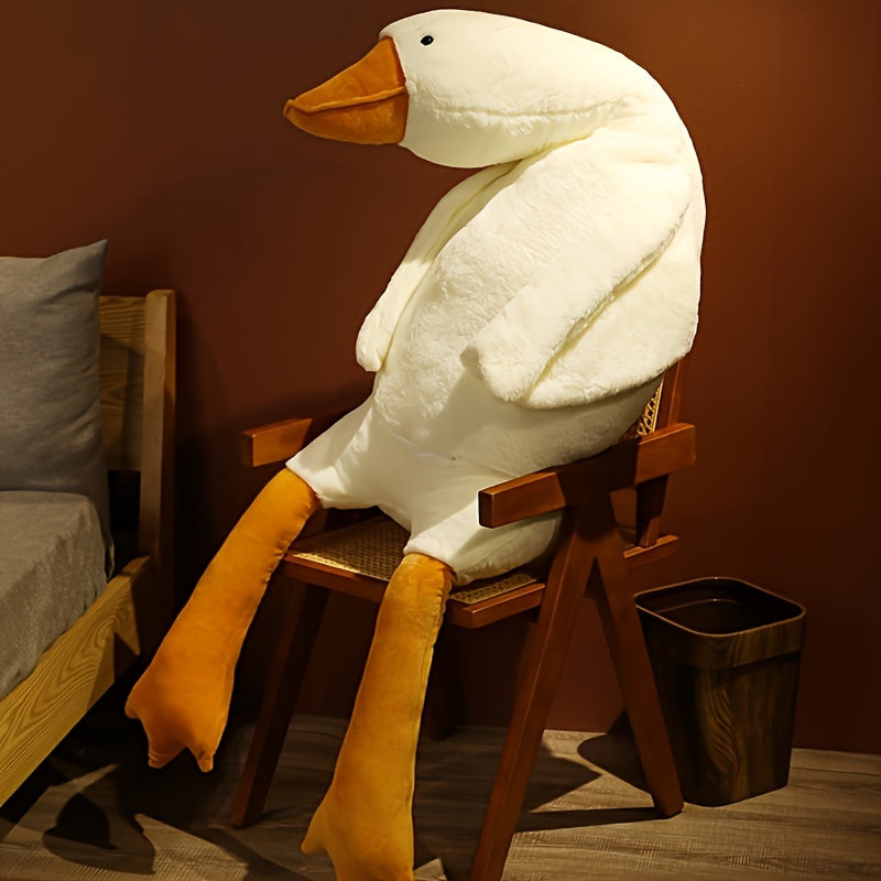 Luxoria Large Plush Duck Toy - Soft Stuffed Animal for Kids, Cuddle Floor Pillow 5