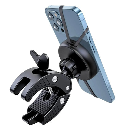 Magnetic Bike Phone Mount Rotating Handlebar Holder for Bicycle & Scooter 1