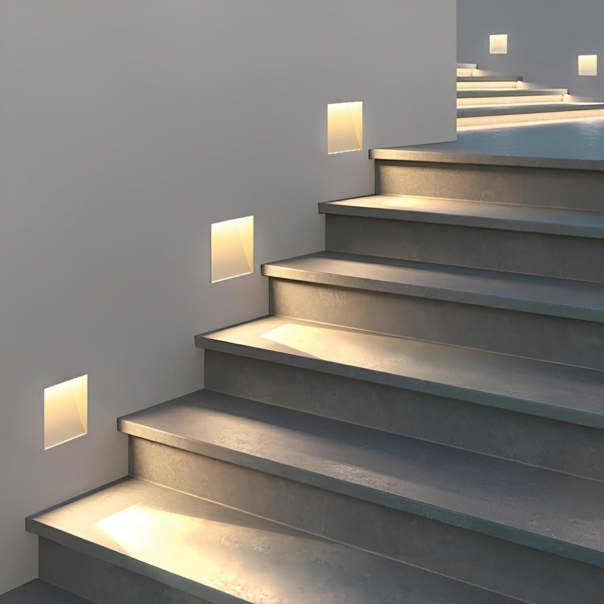 Minimalist LED Wall Sconce – White, Rectangular Design with Motion Sensor for the Hallway or Bedroom 3