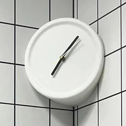 Minimalist Round Corner Wall Clock 3