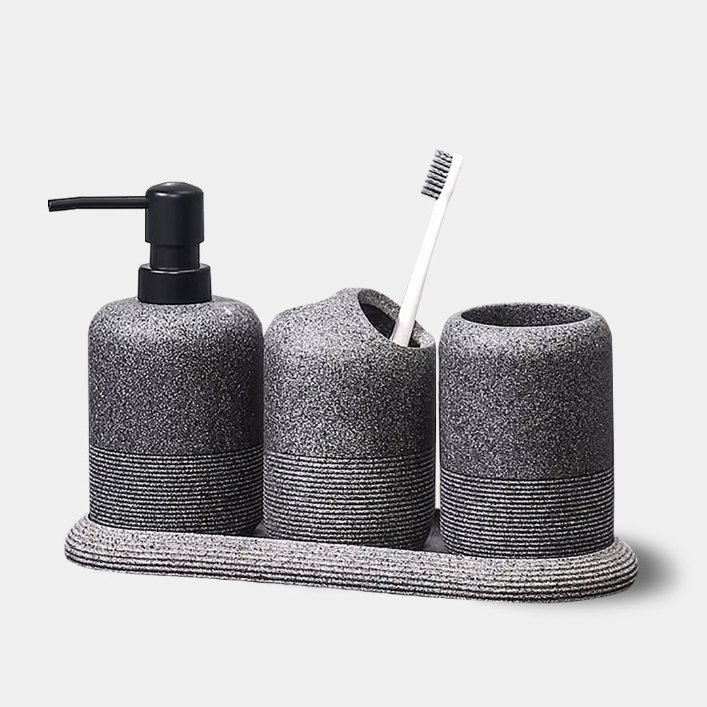 Minimalist Stone Bathroom Set 1