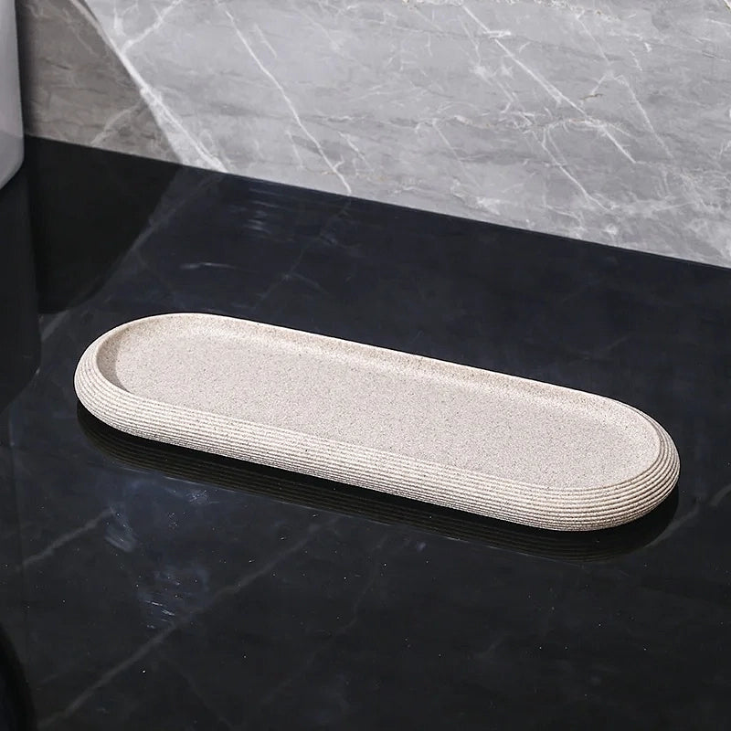 Minimalist Stone Bathroom Set 12