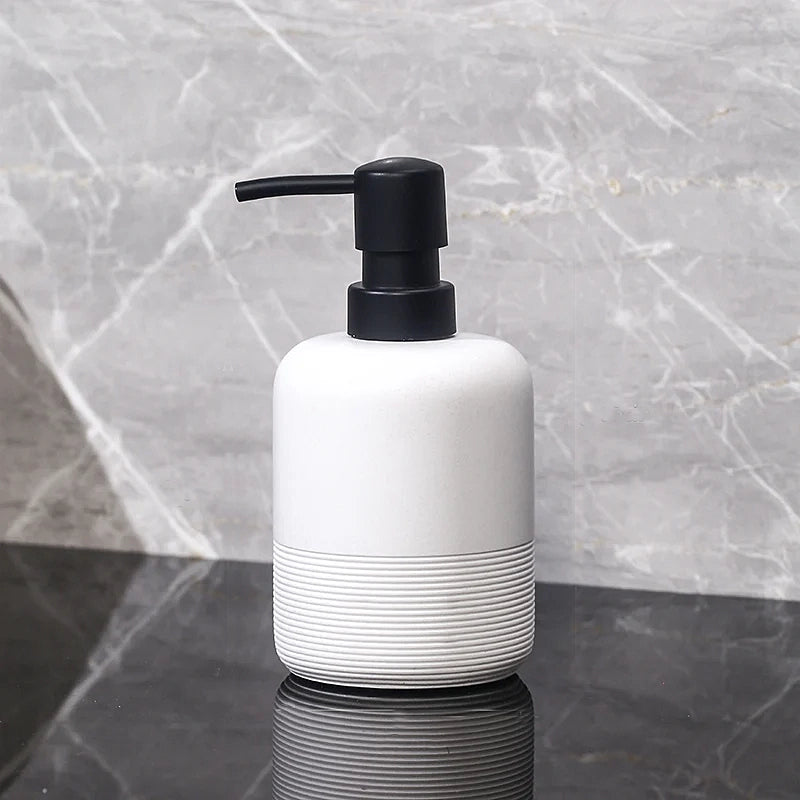 Minimalist Stone Bathroom Set 13