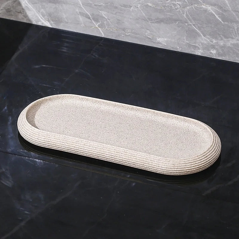 Minimalist Stone Bathroom Set 15