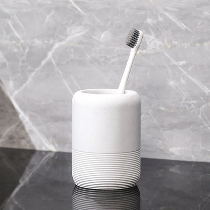 Minimalist Stone Bathroom Set 21