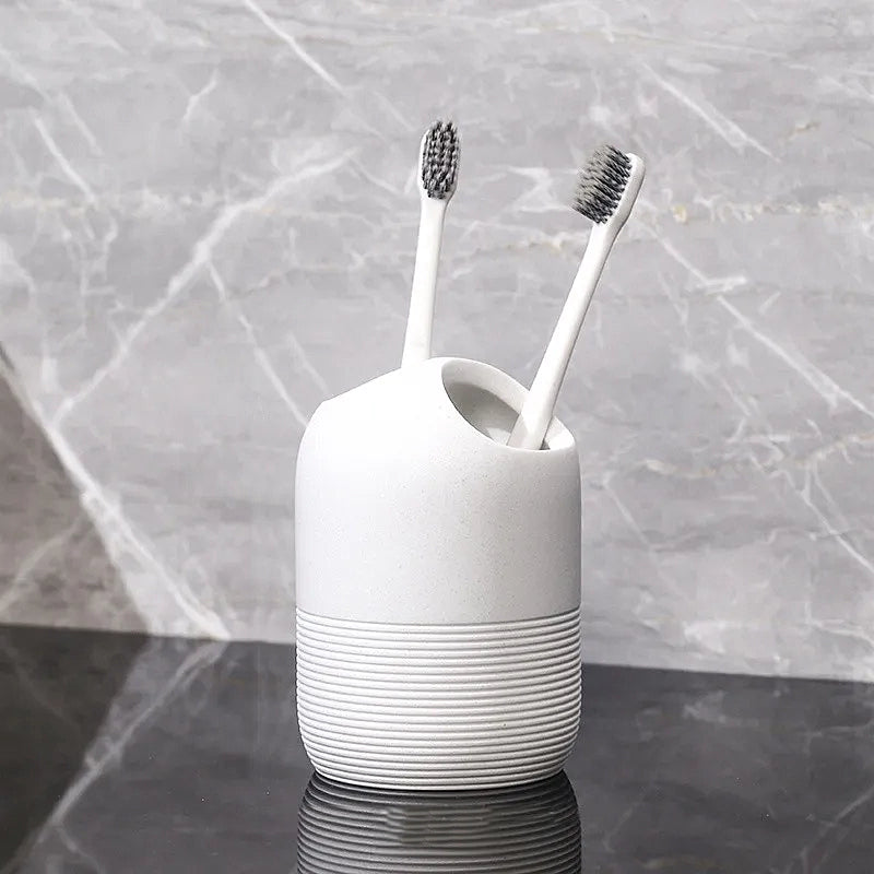 Minimalist Stone Bathroom Set 22