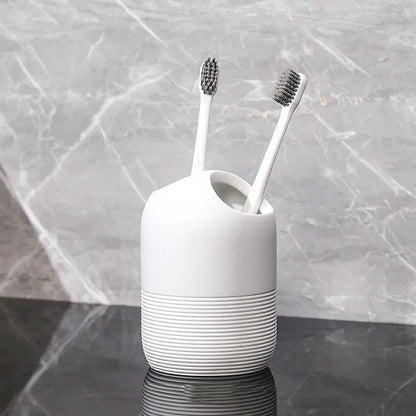 Minimalist Stone Bathroom Set 22