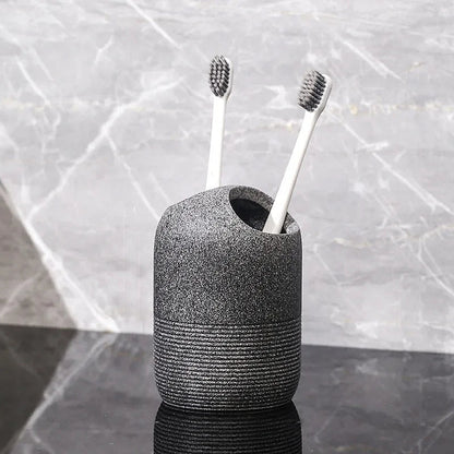 Minimalist Stone Bathroom Set 6